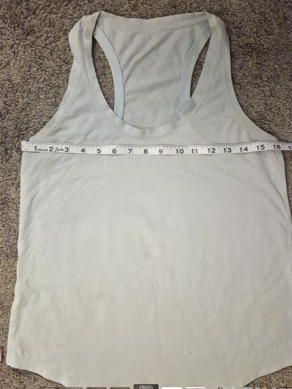 Lululemon Love Tank Top Powder Blue - Picture 6 of 7